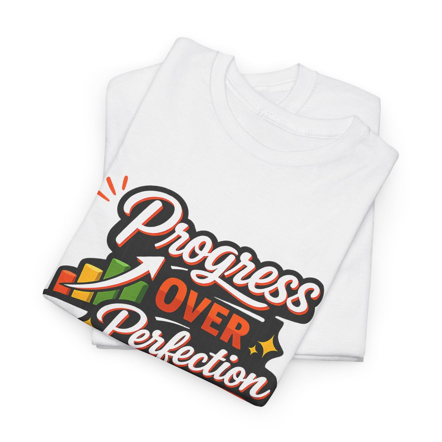 Progress Over Perfection Tee — "Progress Over Progression" Motivational T-Shirt