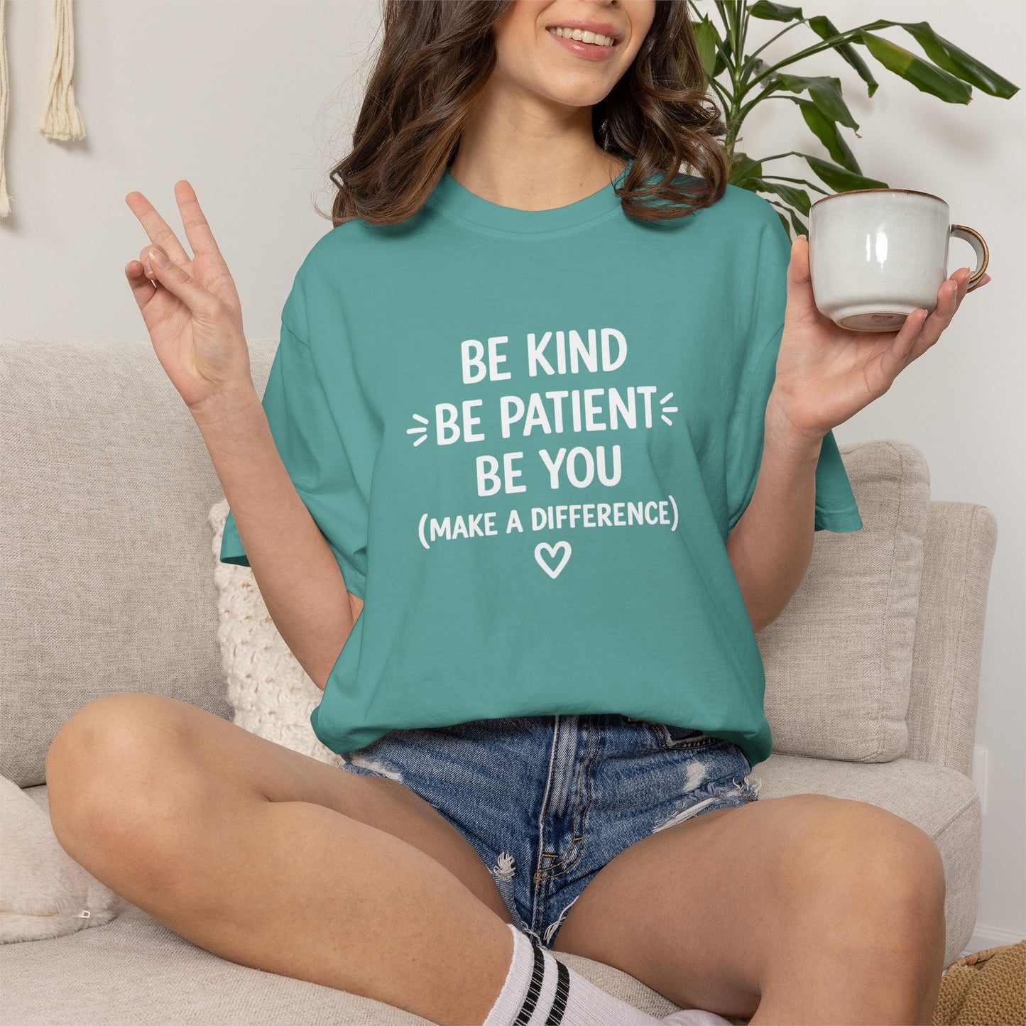 Be Kind Be Patient Be You Shirt, Teacher Appreciation Gift, Homeschool Mom Tee, Comfort Colors 1717, Kindergarten Teacher Shirt