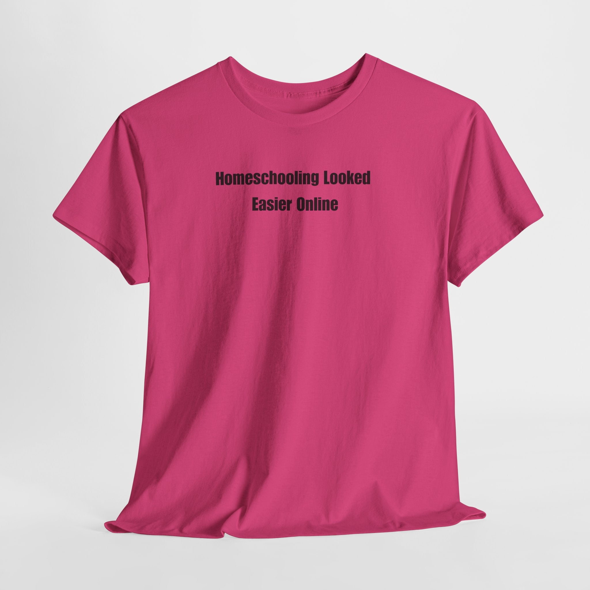 Homeschooling Looked Easier Online T-Shirt | Funny Homeschool Mom Tee