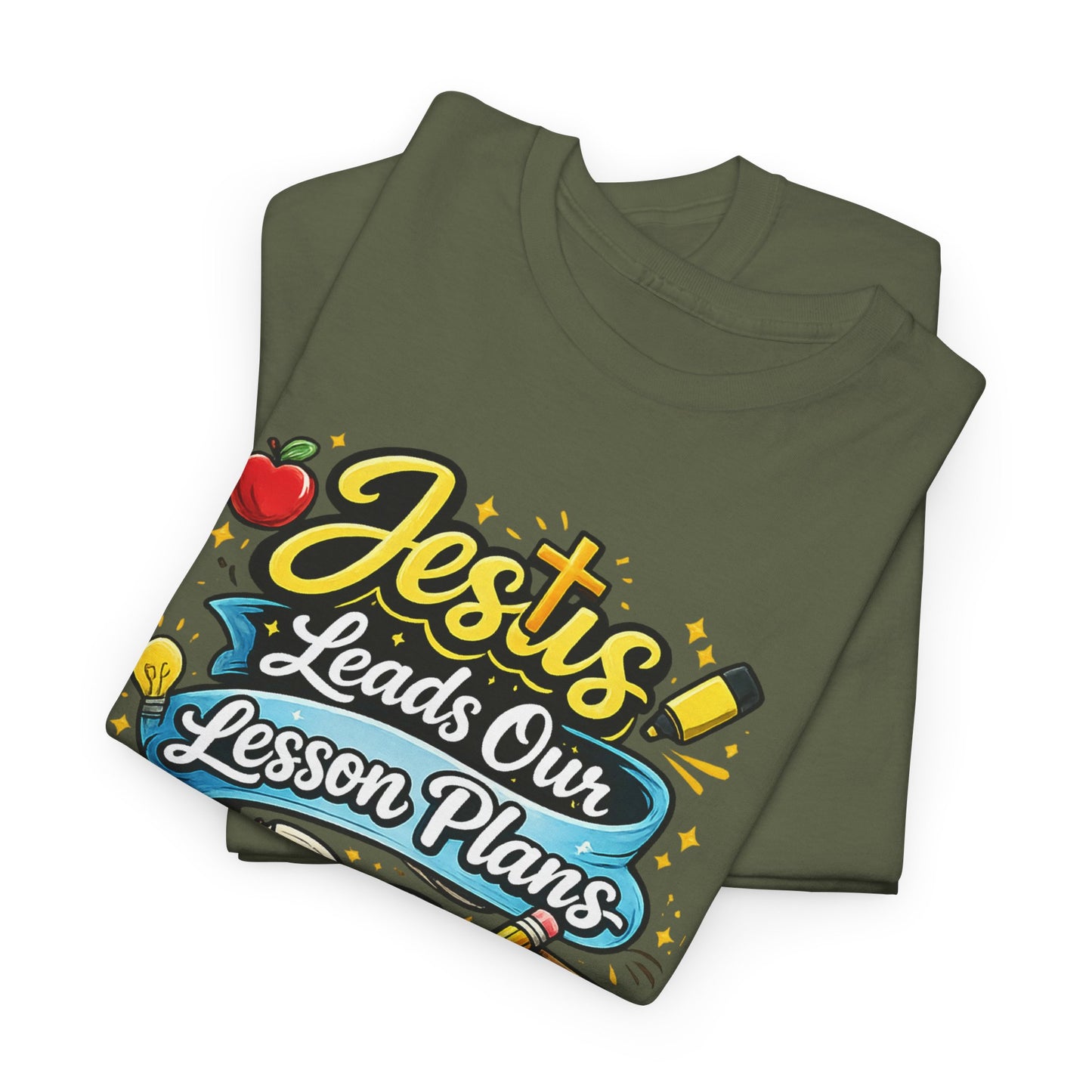 Jesus Leads Our Lesson Plans Homeschool Tee