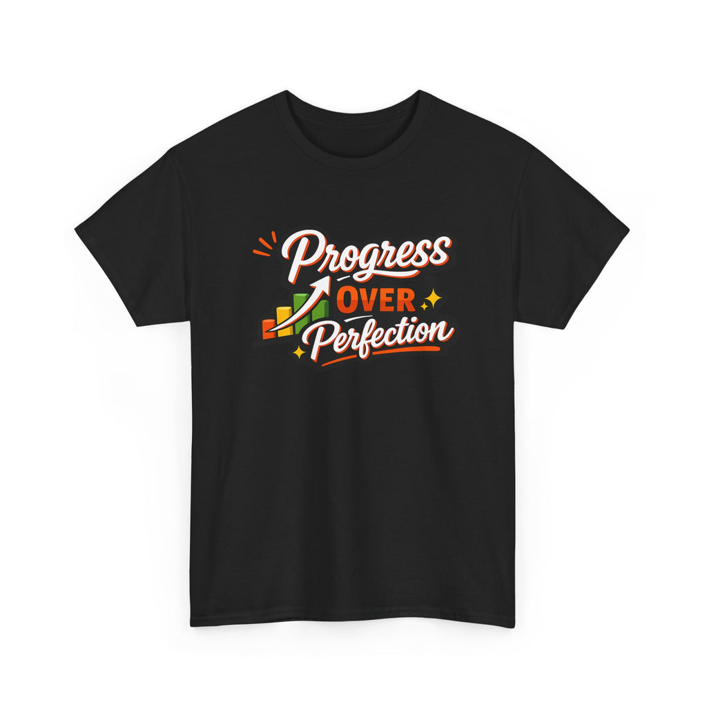 Progress Over Perfection Tee — "Progress Over Progression" Motivational T-Shirt