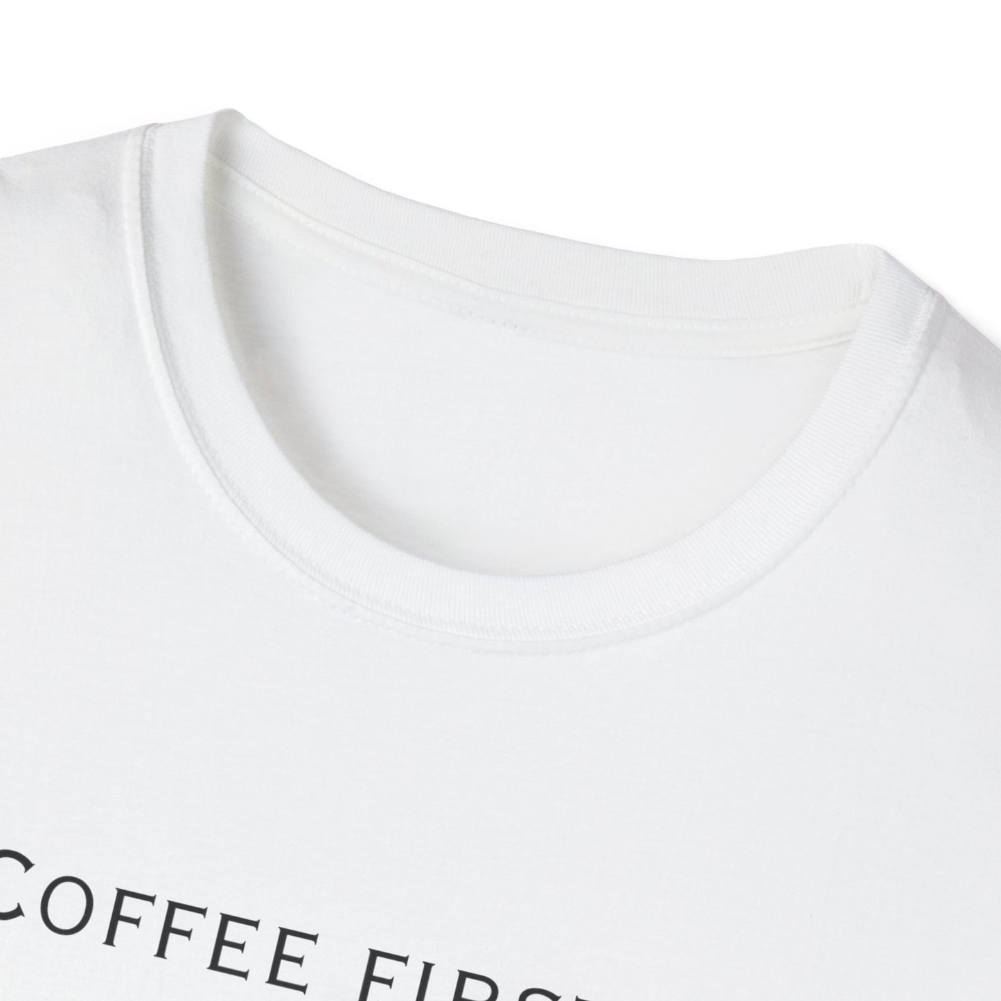Homeschool Mom Coffee Tee — "Need Coffee Before Any Work"