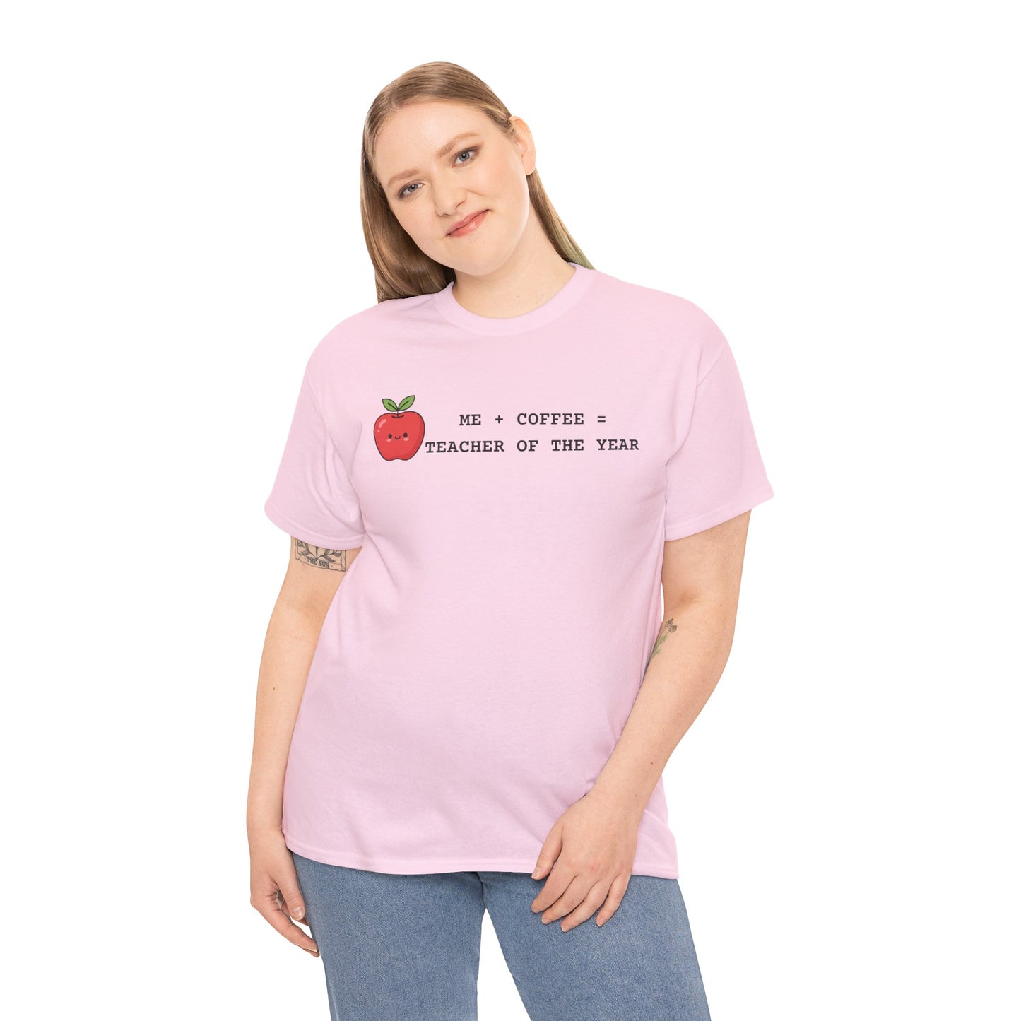 Mom-Turned-Teacher Coffee Fueled T-Shirt — "Teacher of the Year"