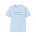 Homeschool Mom Coffee Tee — "Need Coffee Before Any Work"