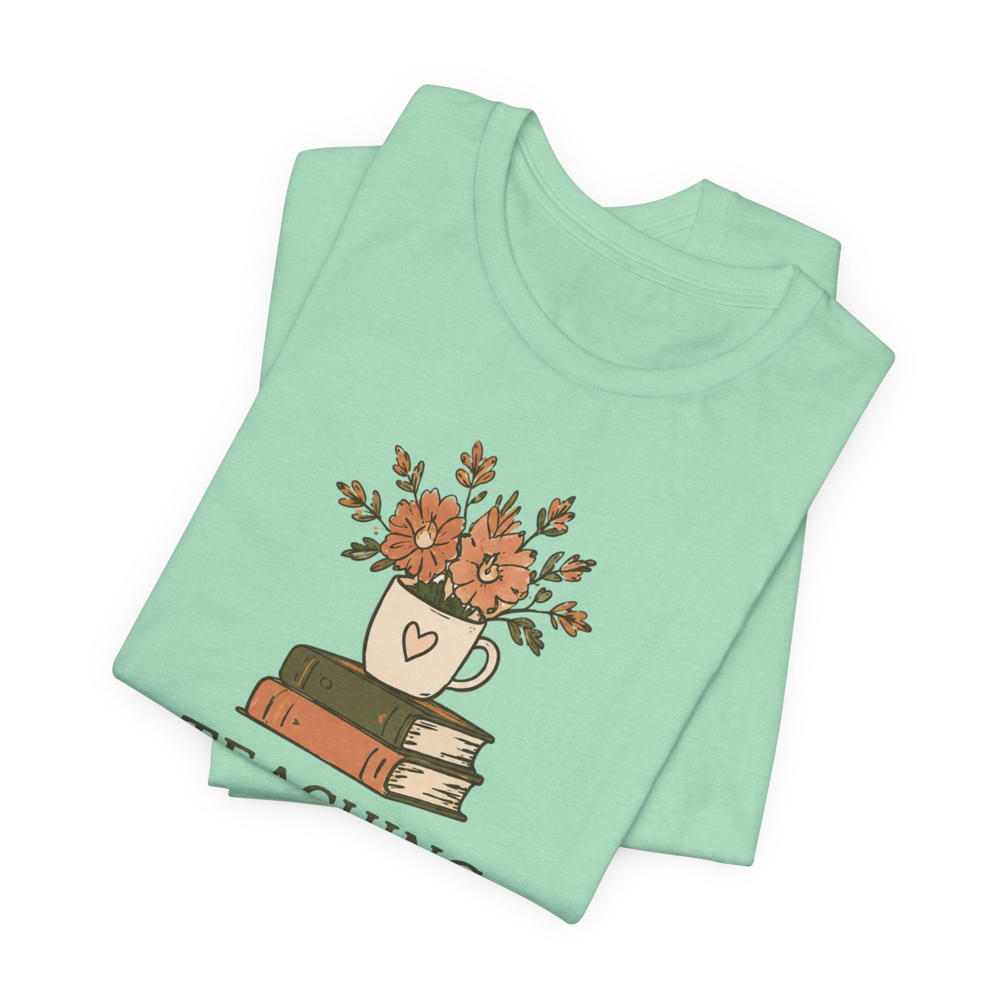 Teaching With Purpose Tee — Floral Teacher Appreciation T‑Shirt
