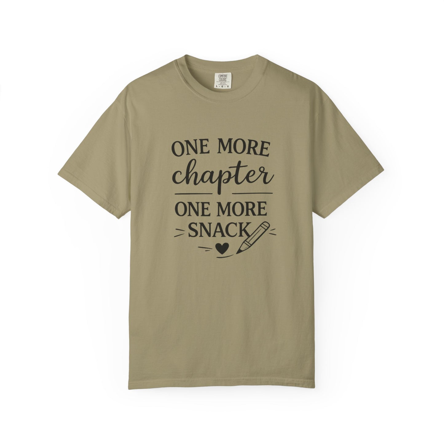 One More Chapter One More Snack Homeschooling Shirt