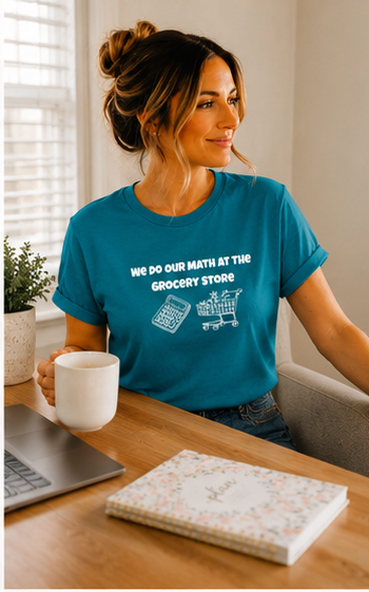 We Do Our Math At The Grocery Store T-Shirt | Funny Grocery Math Tee