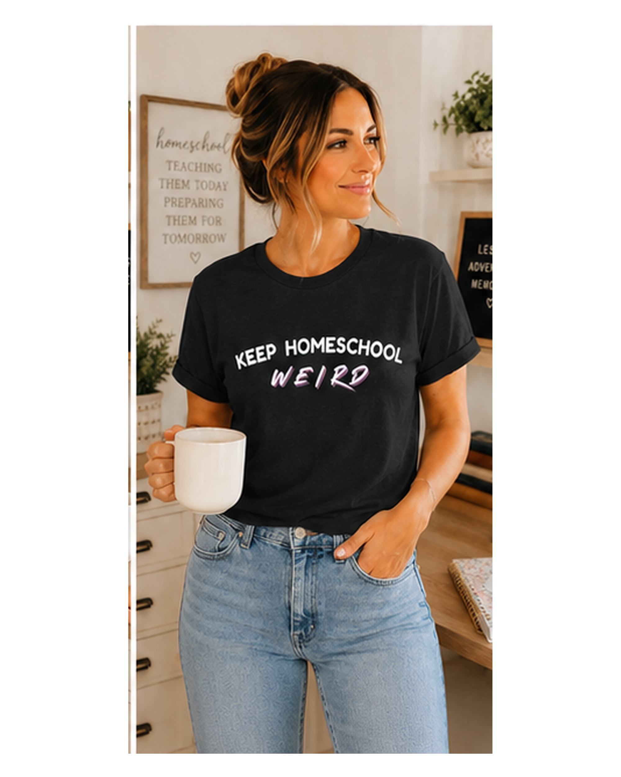Keep Homeschool Weird T-Shirt | Homeschooling Pride Tee