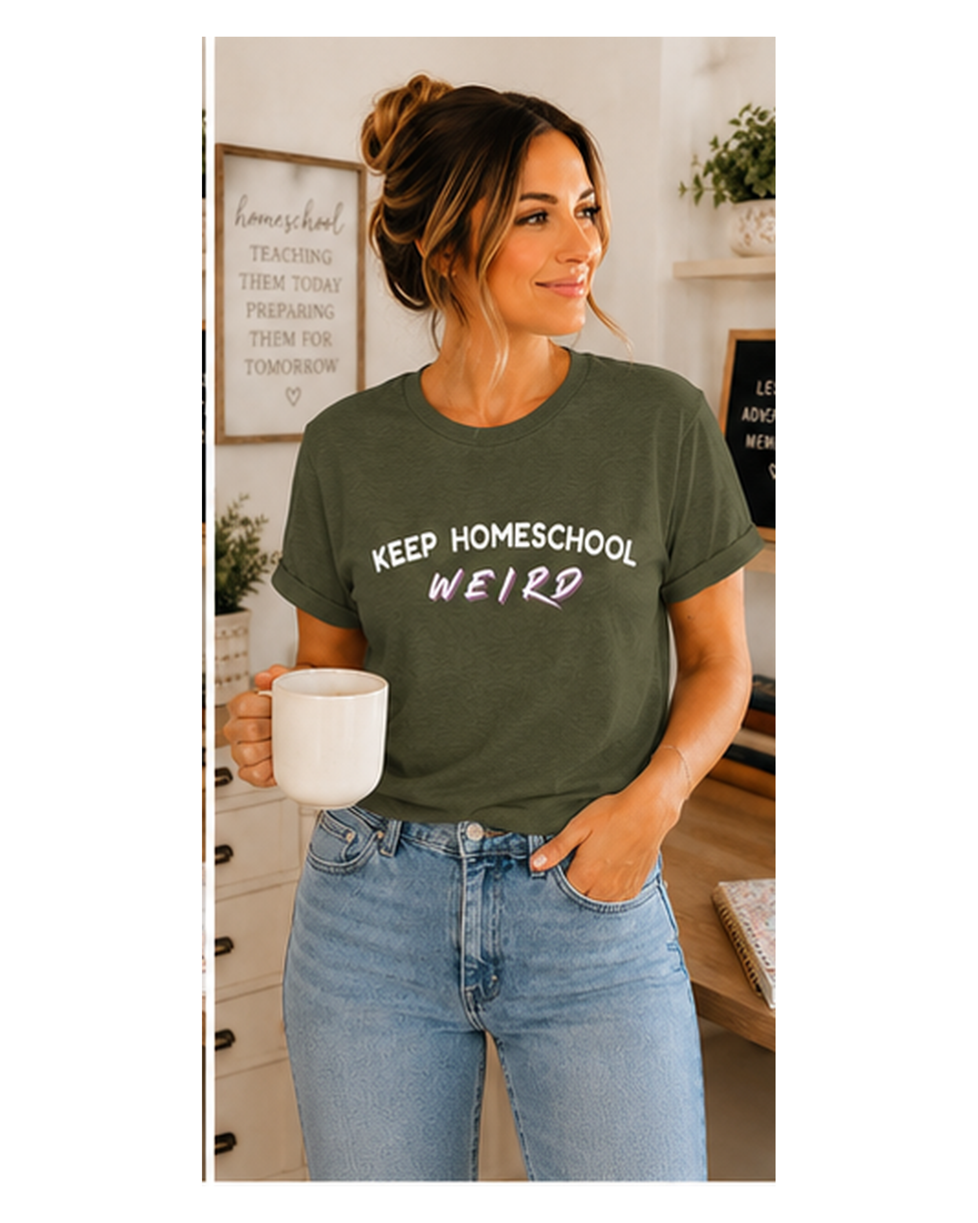 Keep Homeschool Weird T-Shirt | Homeschooling Pride Tee