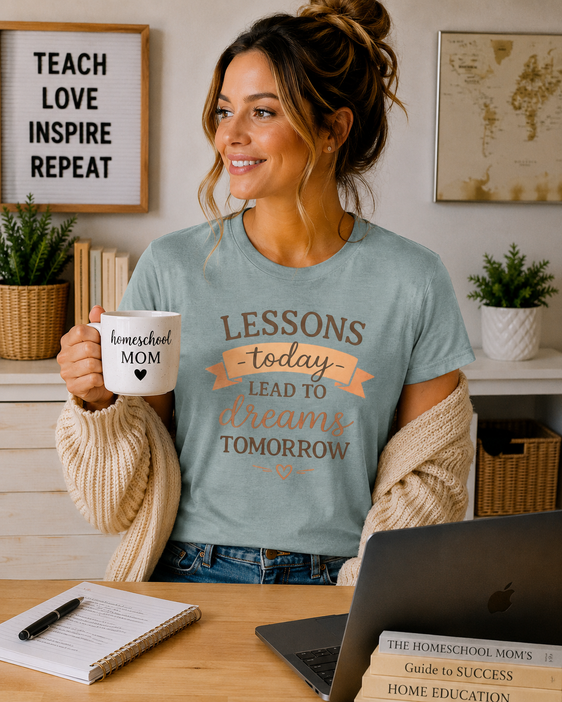 Lessons Today Lead to Dreams Tomorrow tee | Inspirational Teacher Quote shirt