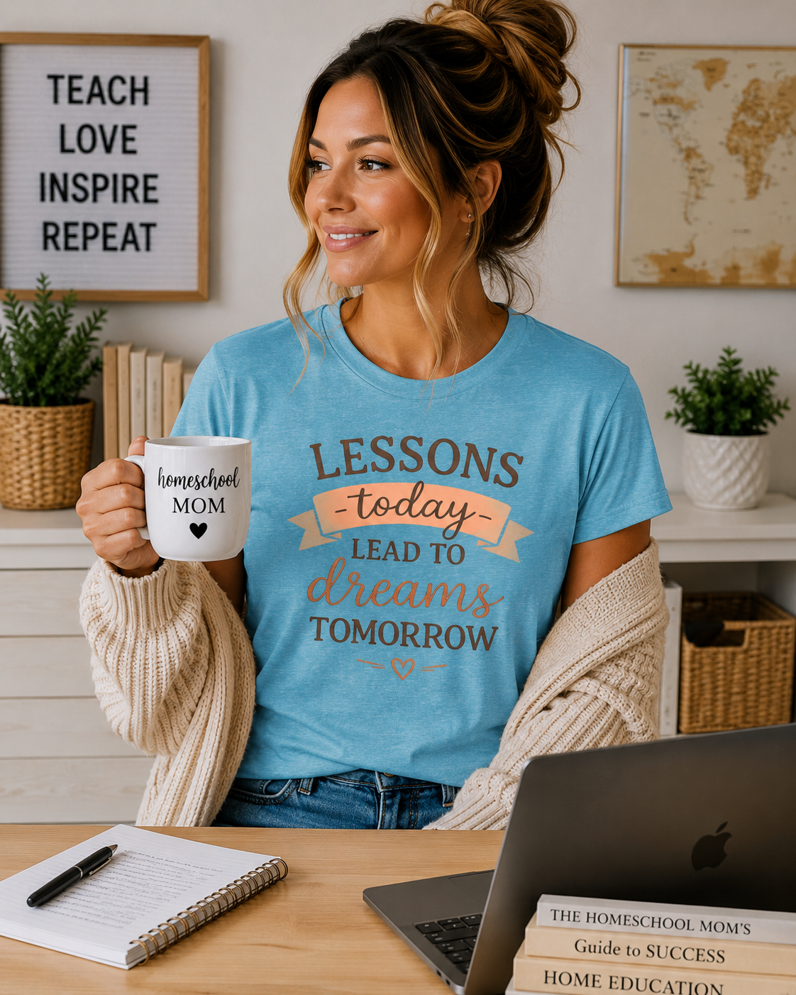 Lessons Today Lead to Dreams Tomorrow tee | Inspirational Teacher Quote shirt