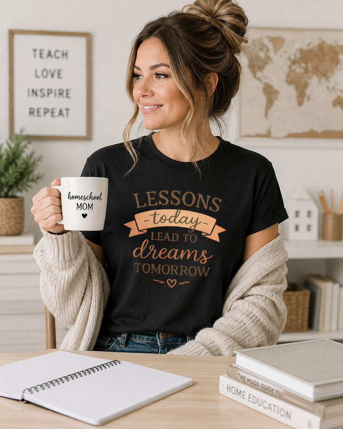 Lessons Today Lead to Dreams Tomorrow tee | Inspirational Teacher Quote shirt
