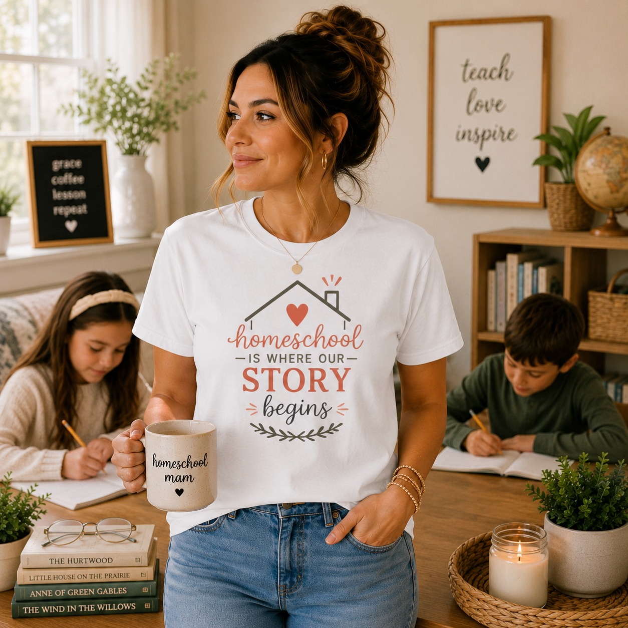 Homeschool Is Where Our Story Begins T-Shirt