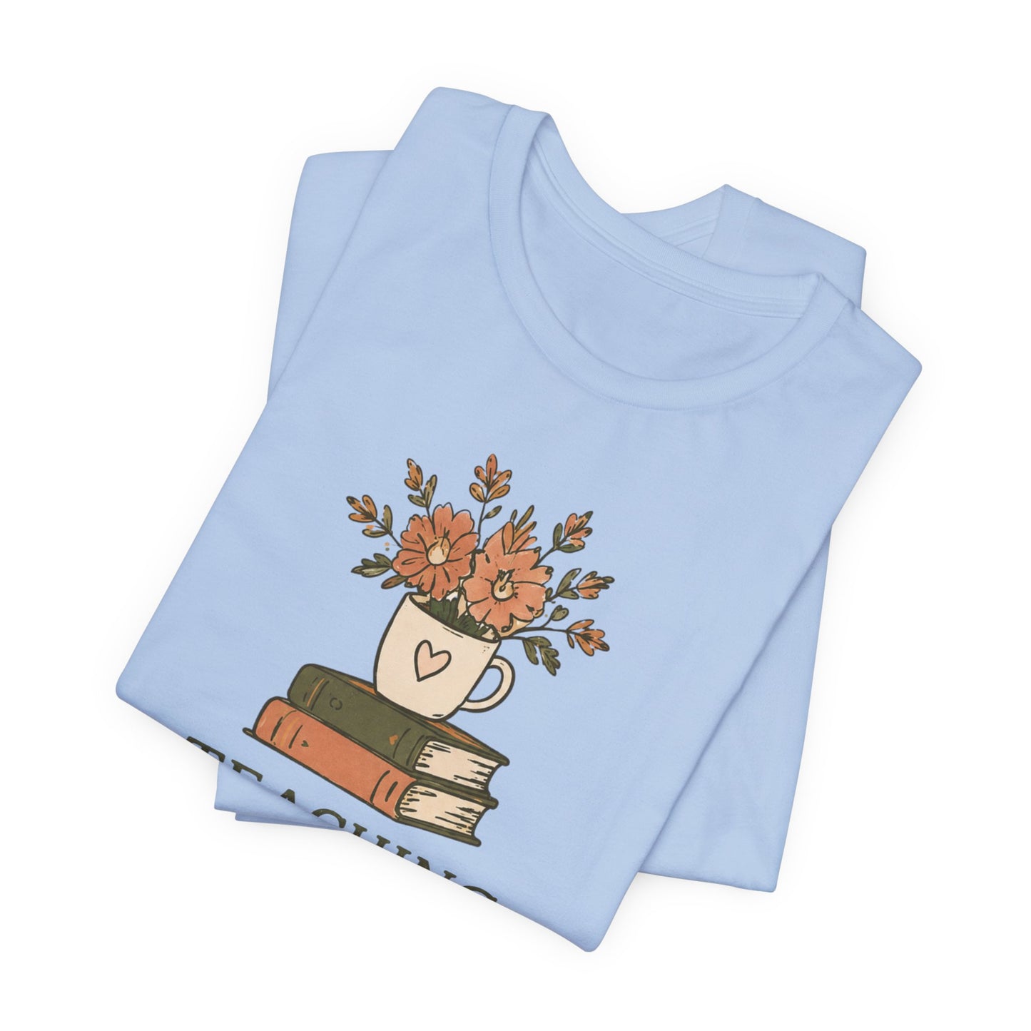Teaching With Purpose Tee — Floral Teacher Appreciation T‑Shirt