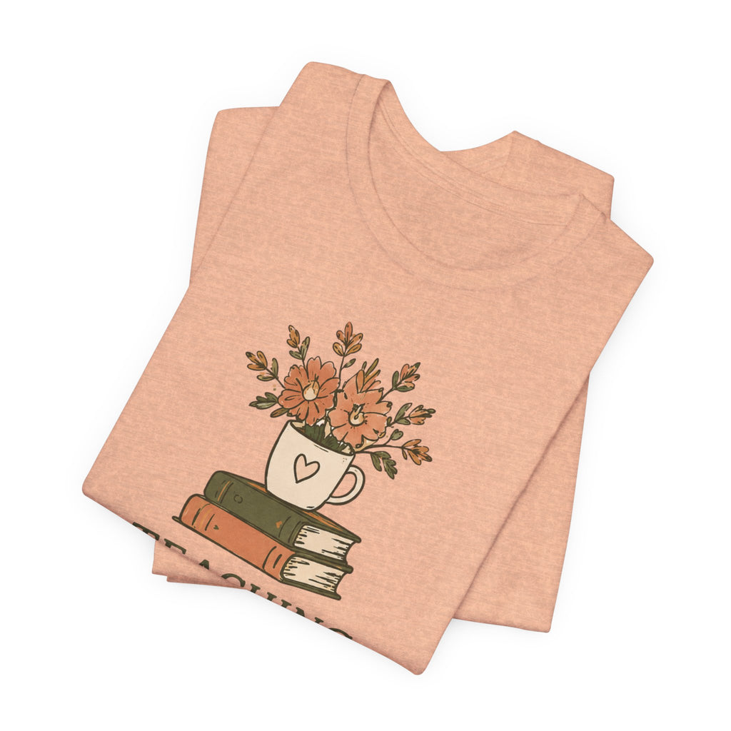 Teaching With Purpose Tee — Floral Teacher Appreciation T‑Shirt
