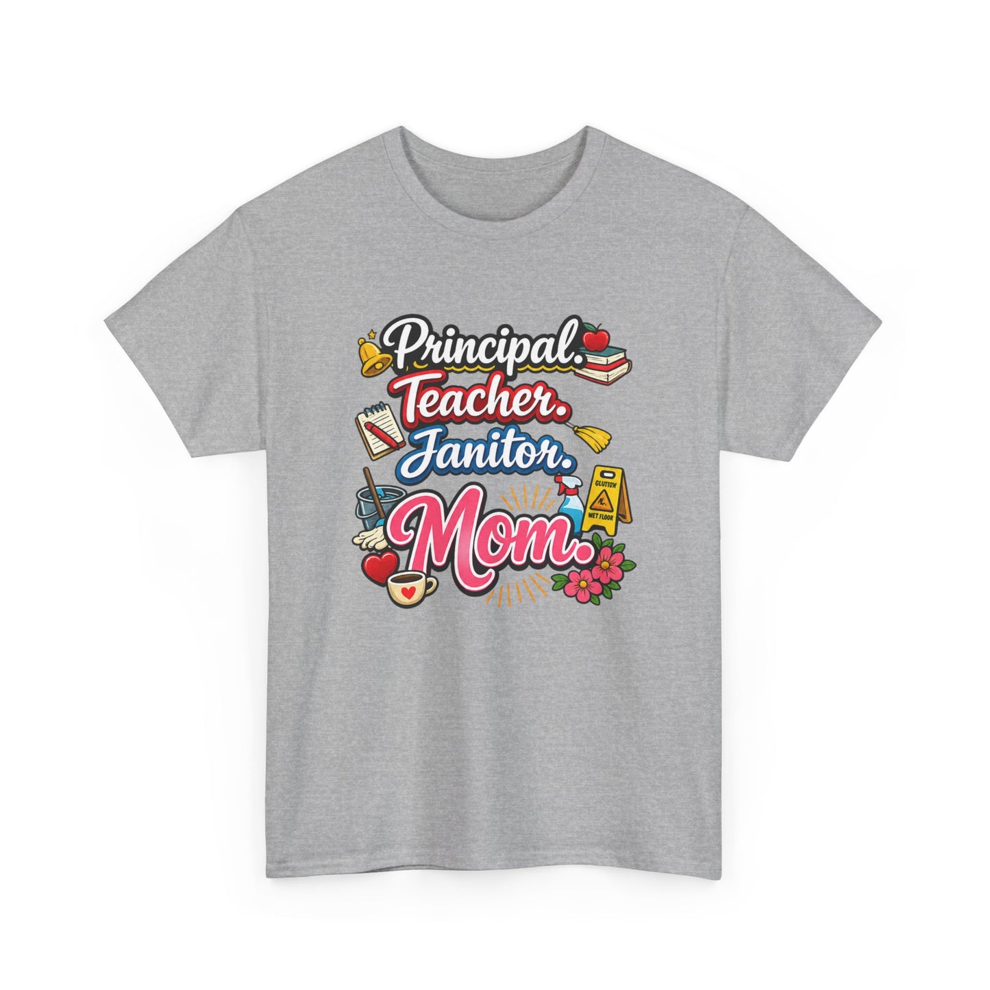 Homeschool Mom T-Shirt — 'Homeschooling Mom Who Does It All'