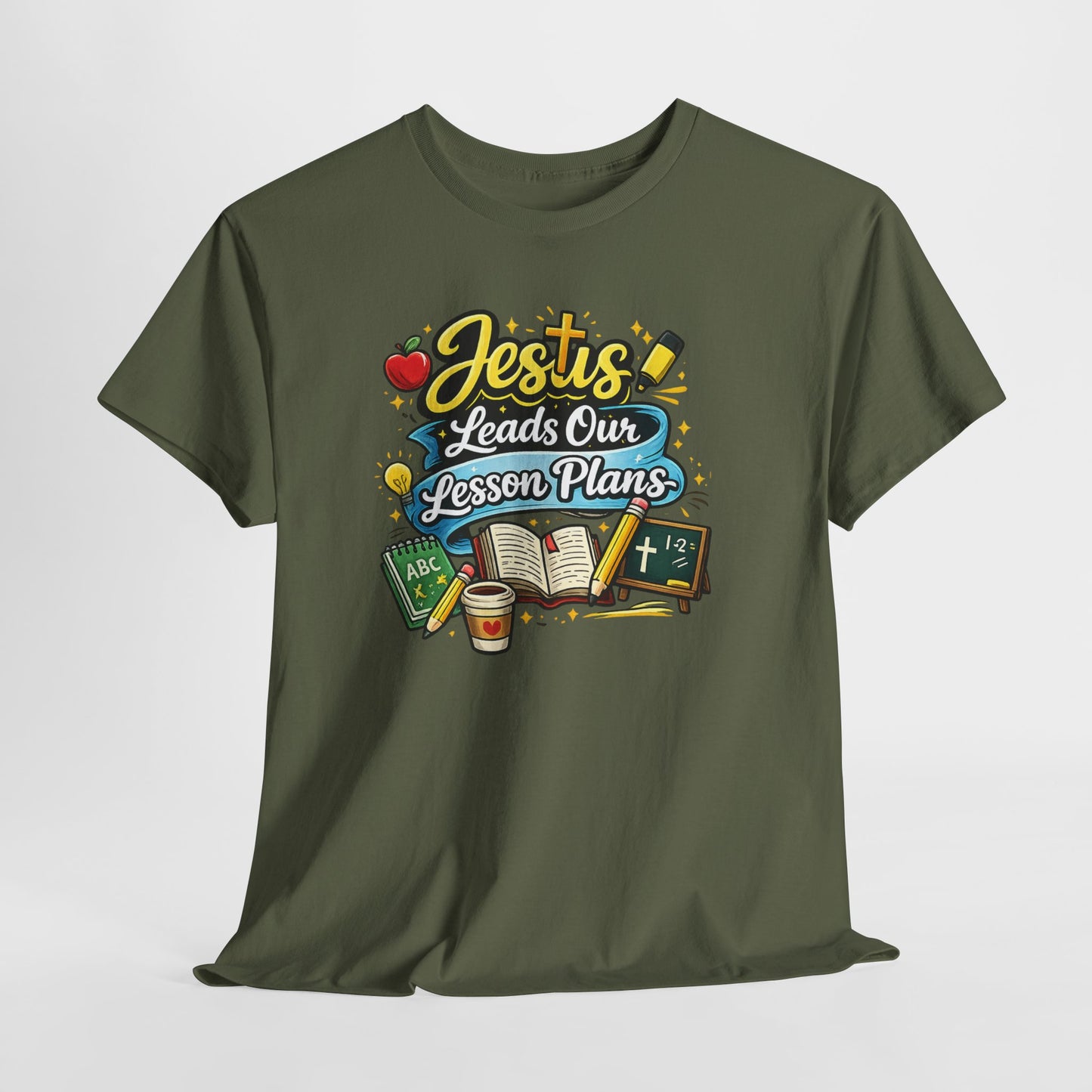 Jesus Leads Our Lesson Plans Homeschool Tee