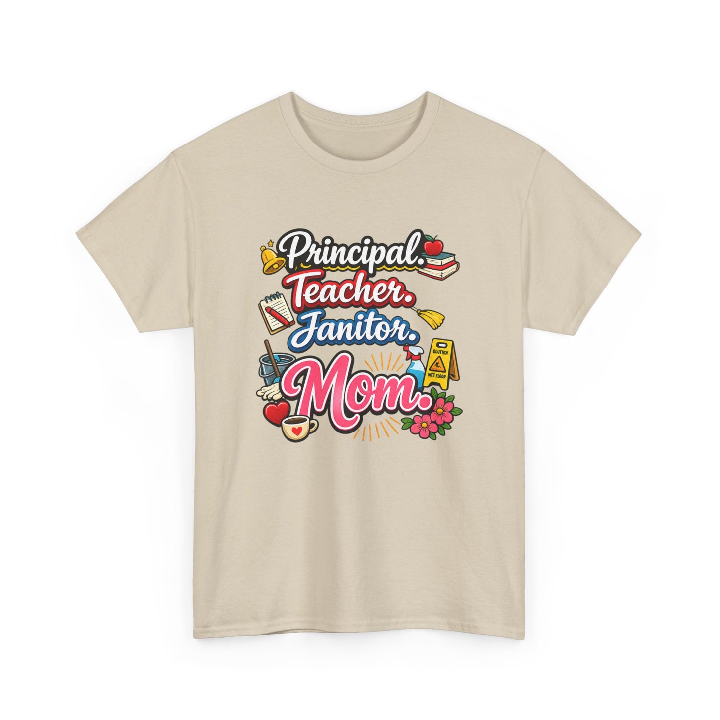 Homeschool Mom T-Shirt — 'Homeschooling Mom Who Does It All'